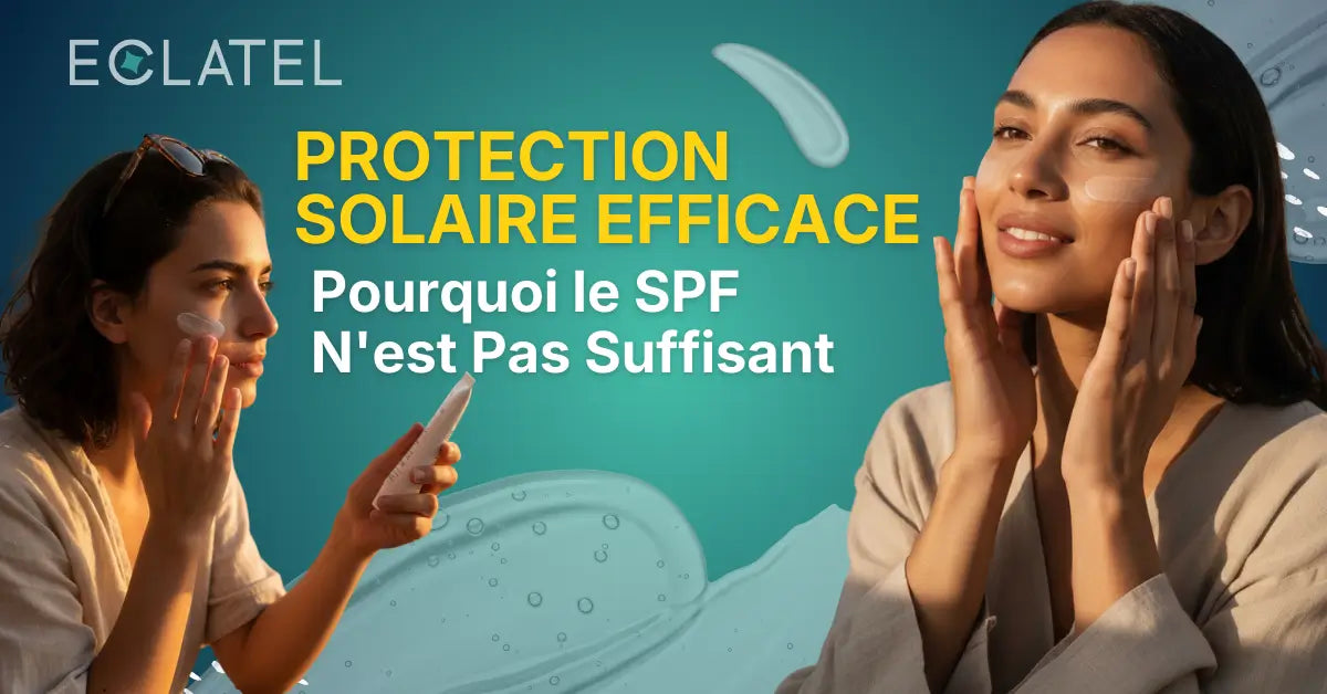 Femme appliquant une protection solaire visage sous soleil marocain lumineux