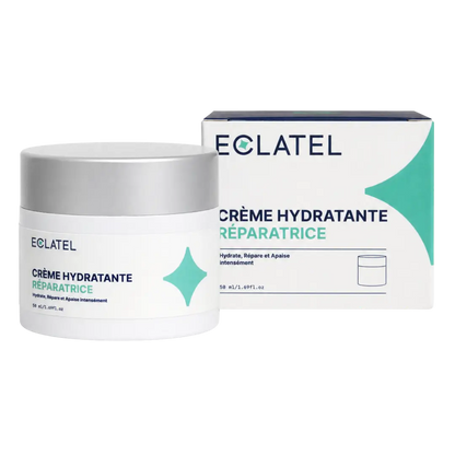 Crème Hydratante Réparatrice ECLATEL 50 ml pour hydrater et réparer la peau au Maroc