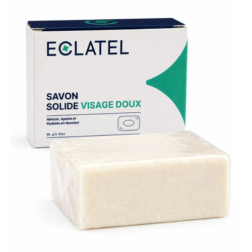 ECLATEL Solid Face Soap with box and soap bar