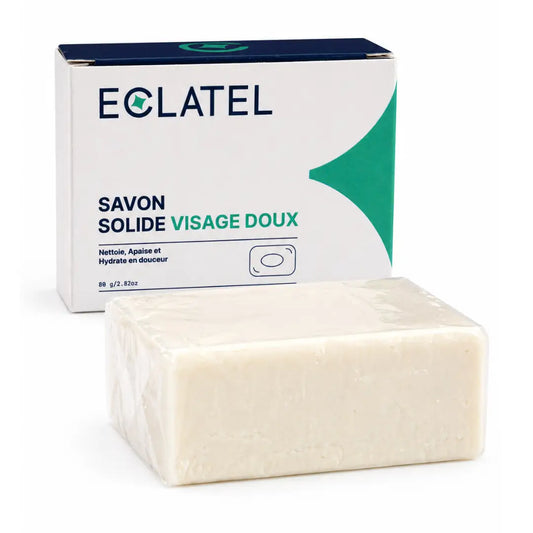 ECLATEL Solid Face Soap with box and soap bar